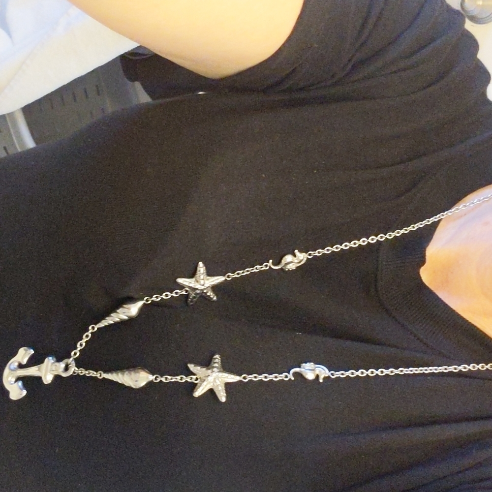 Rare Stainless Steel Ocean Necklace